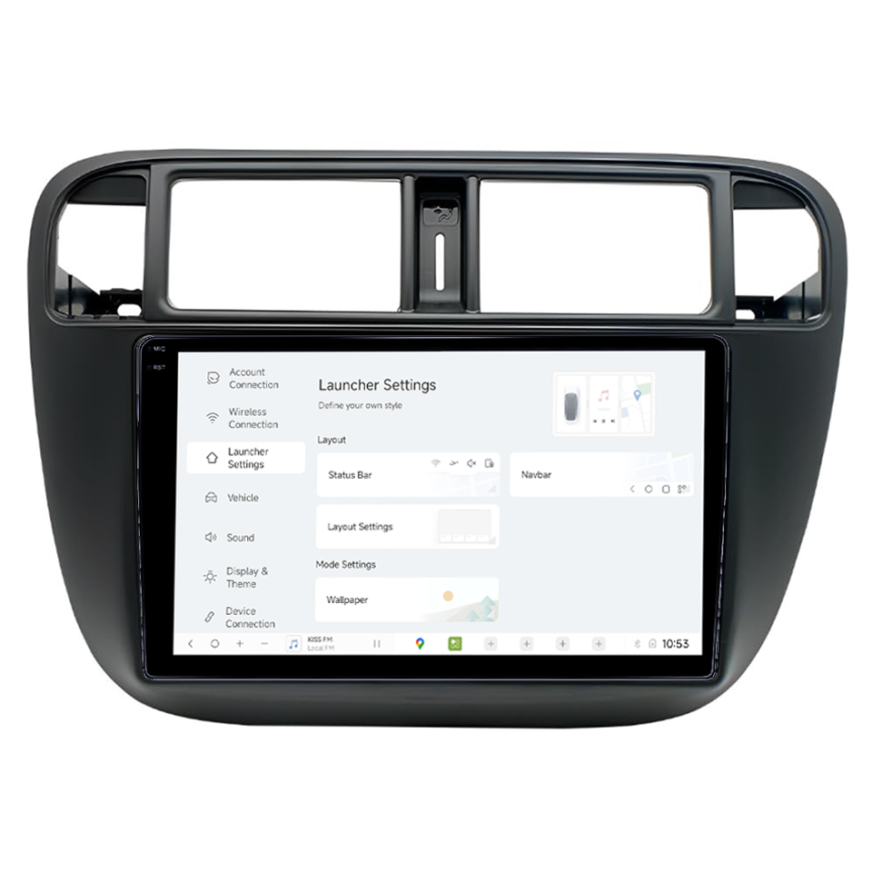Navigatie dedicata Honda Civic 1995-2001, DUDU3, 4GB RAM 64GB ROM, Octacore, Platforma 8581, Android, Display QLED 9", DSP, Carplay&AndroidAuto [5]