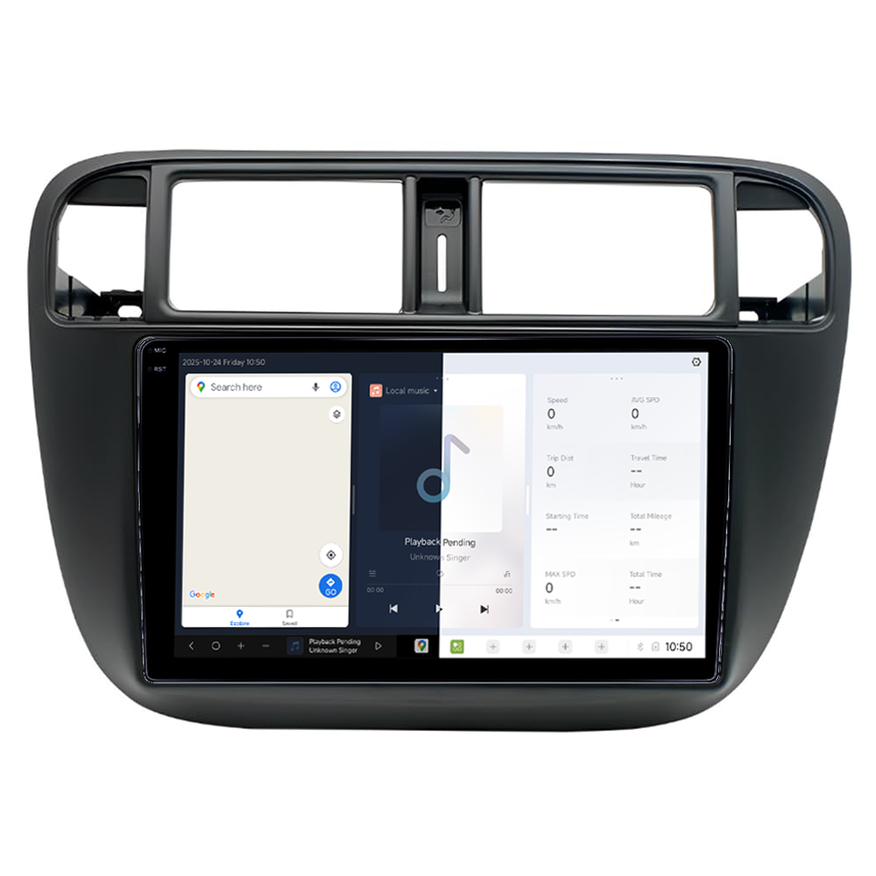 Navigatie dedicata Honda Civic 1995-2001, DUDU3, 4GB RAM 64GB ROM, Octacore, Platforma 8581, Android, Display QLED 9", DSP, Carplay&AndroidAuto [2]