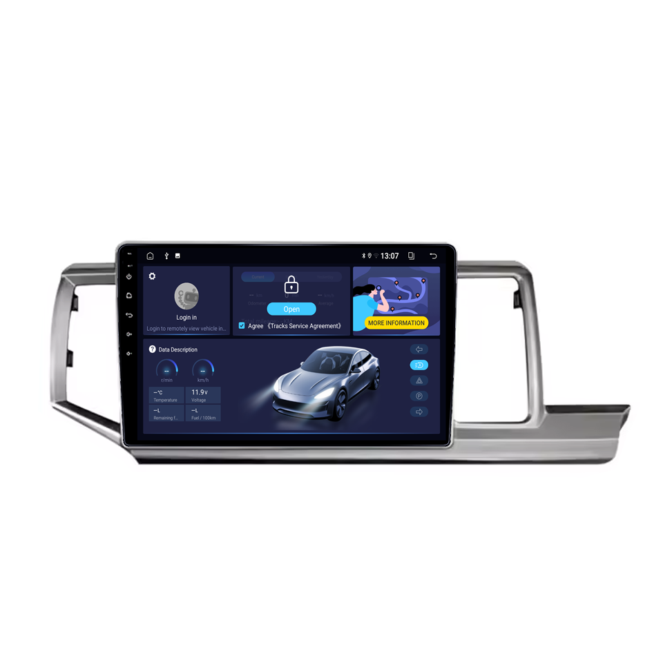 Navigatie dedicata Honda Stepwagon RK1 2009- 2015, 8GB RAM 128GB ROM, Octacore, Platforma TS18, Android 14, Display QLED 9", Suporta camera 360", DSP, Carplay&AndroidAuto [2]