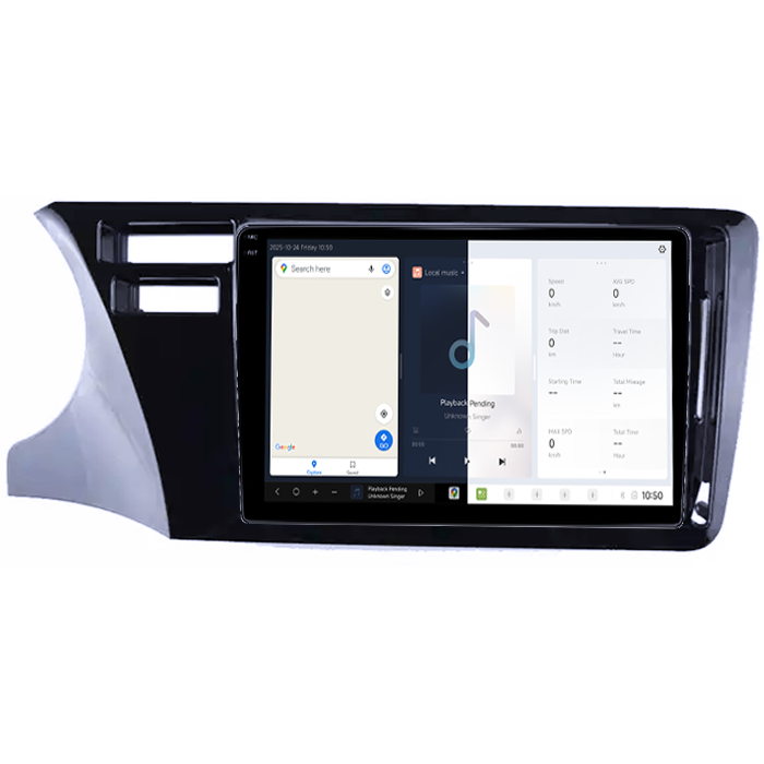 Navigatie dedicata Honda City 2014, DUDU3, 4GB RAM 64GB ROM, Octacore, Platforma 8581, Android, Display QLED 9", DSP, Carplay&AndroidAuto [2]