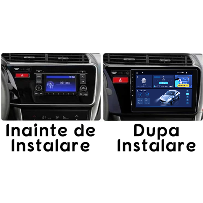Navigatie dedicata Honda City 2014, DUDU3, 4GB RAM 64GB ROM, Octacore, Platforma 8581, Android, Display QLED 9", DSP, Carplay&AndroidAuto [6]