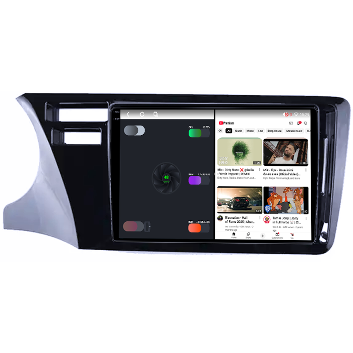 Navigatie dedicata Honda City 2014, 4GB RAM 64GB ROM, Octacore, Android 14, Display QLED 1K 9", Carplay&Android Auto, SIM 4G, Ventilator Activ [3]