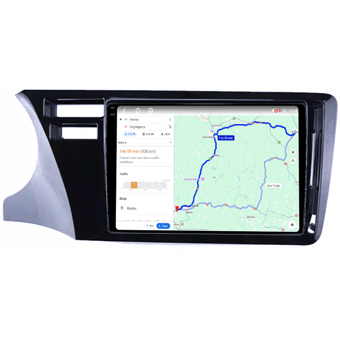 Navigatie dedicata Honda City 2014, 4GB RAM 64GB ROM, Octacore, Android 14, Display QLED 1K 9", Carplay&Android Auto, SIM 4G, Ventilator Activ [5]