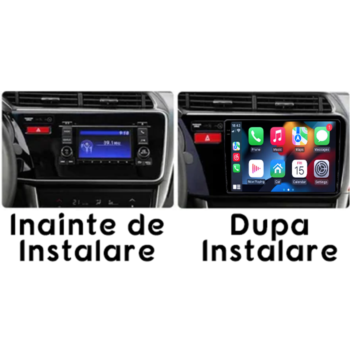 Navigatie dedicata Honda City 2014, 4GB RAM 64GB ROM, Procesor Qualcomm Octacore, Android 14, Rezolutie 2K, Display QLED 9", DSP, Carplay&Android Auto, SIM 4G [7]