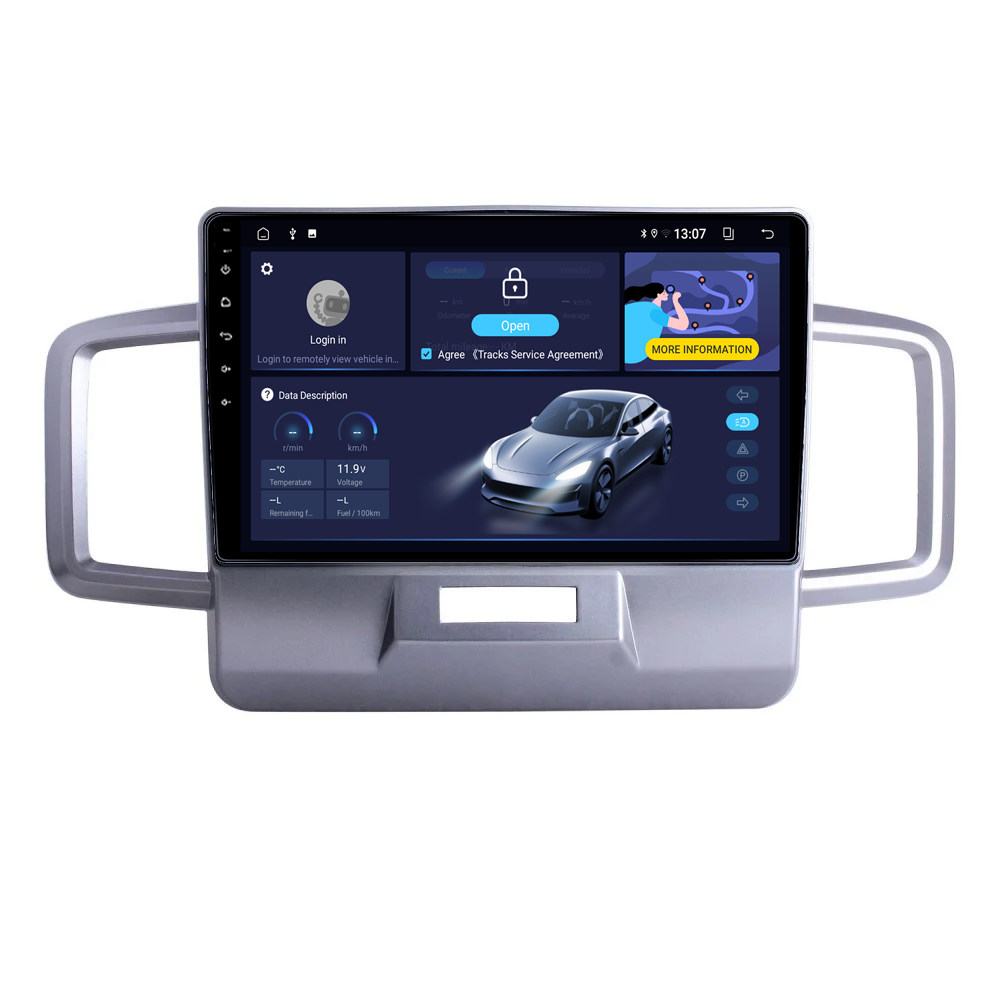 Navigatie dedicata Honda Freed 2008-2016, 12GB RAM 256GB ROM, Android 14, Rezolutie 2K, Display QLED, 9", DSP, Carplay, Android Auto, Internet, Youtube, Waze, Wi Fi, USB [2]