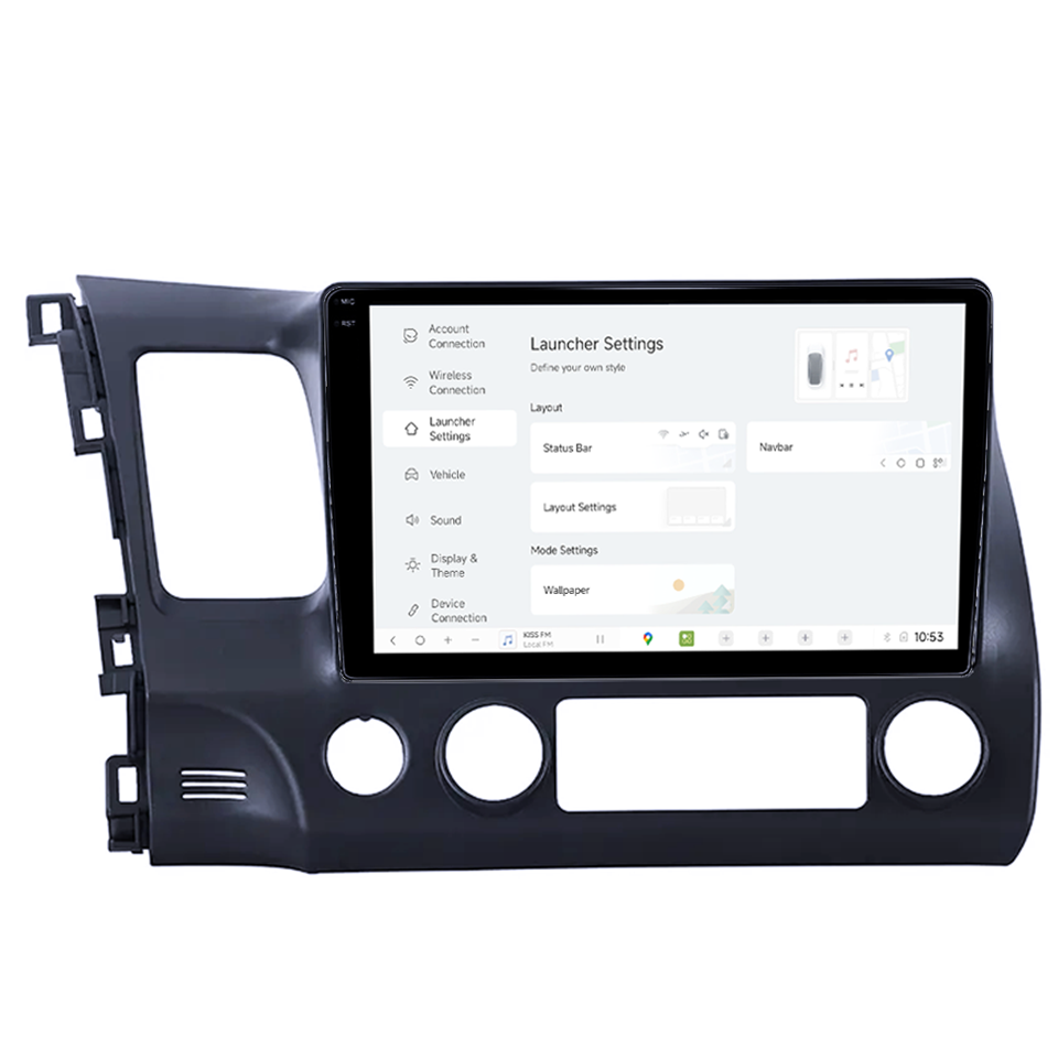 Navigatie dedicata Honda Civic 2006-2011, DUDU3, 4GB RAM 64GB ROM, Octacore, Platforma 8581, Android, Display QLED 9", DSP, Carplay&AndroidAuto [5]