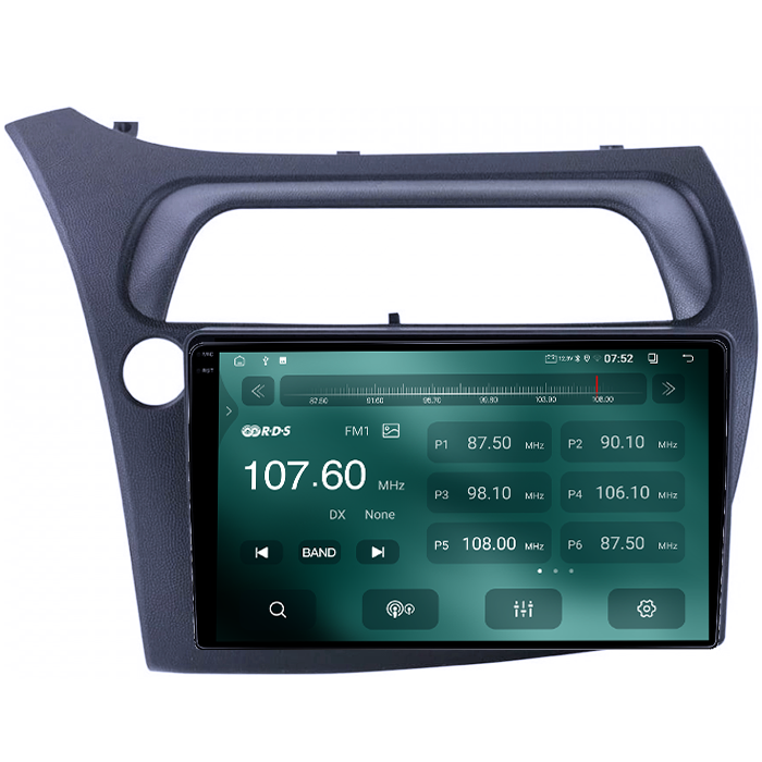 Navigatie dedicata Honda Civic 2005-2011, 4GB RAM 64GB ROM, Quadcore, Android 14, Display QLED 1K 9", DSP, Carplay&Android Auto, Suport camere AHD [3]