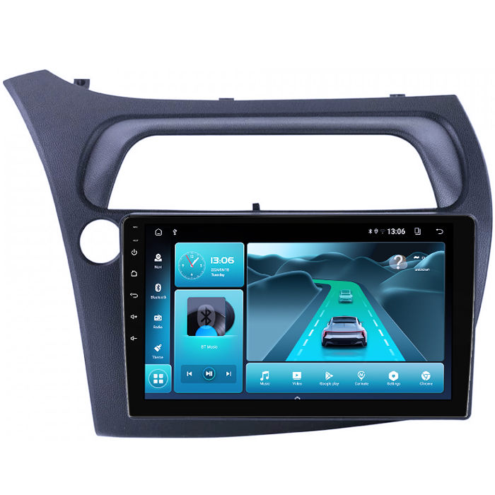 Navigatie dedicata Honda Civic 2005-2011, 8GB RAM 128GB ROM, Octacore, Platforma TS18, Android 13, Display QLED 9”, Suporta camera 360º, DSP, Carplay&Android Auto, SIM 4G, Ventilator Activ [3]