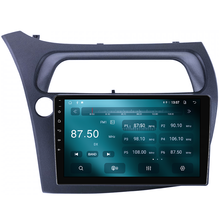 Navigatie dedicata Honda Civic 2005-2011, 8GB RAM 128GB ROM, Octacore, Platforma TS18, Android 13, Display QLED 9”, Suporta camera 360º, DSP, Carplay&Android Auto, SIM 4G, Ventilator Activ [4]