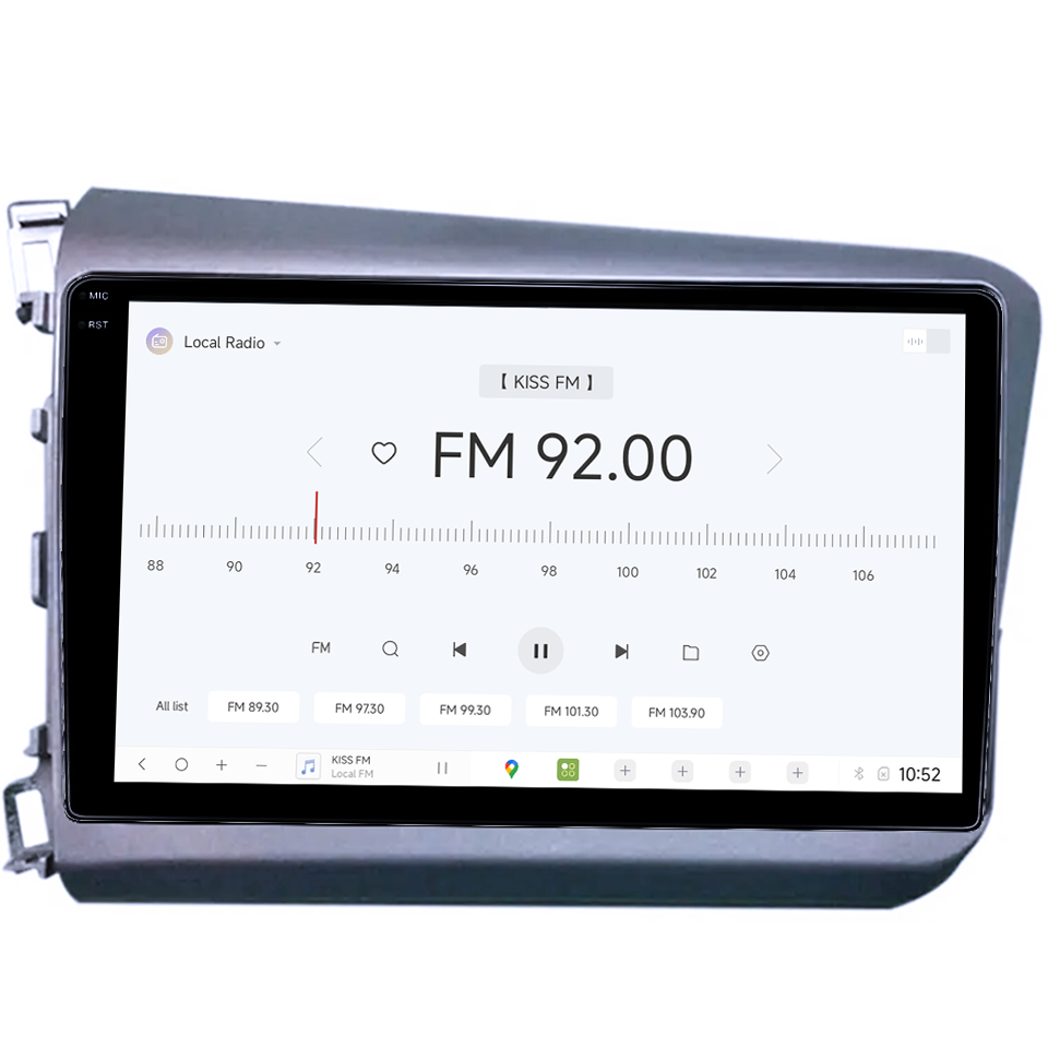 Navigatie dedicata Honda Civic 2011-2015, DUDU3, 4GB RAM 64GB ROM, Octacore, Platforma 8581, Android, Display QLED 9", DSP, Carplay&AndroidAuto [4]