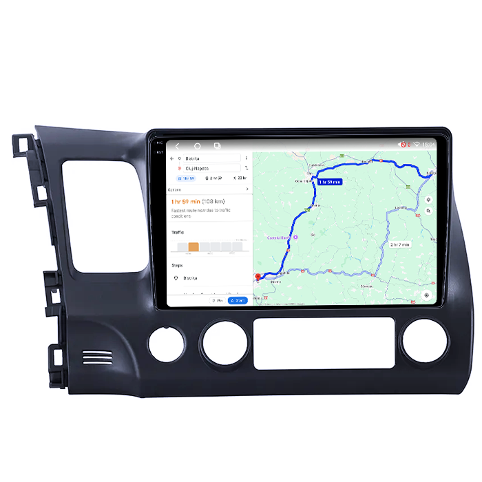 Navigatie dedicata Honda Civic 2006-2011, 4GB RAM 64GB ROM, Octacore, Android 14, Display QLED 1K 10", Carplay&Android Auto, SIM 4G, Ventilator Activ [5]