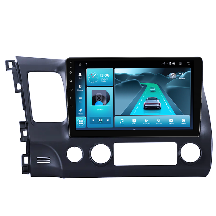 Navigatie dedicata Honda Civic 2006-2011, 8GB RAM 128GB ROM, Octacore, Platforma TS18, Android 13, Display QLED 10.2”, Suporta camera 360º, DSP, Carplay&Android Auto, SIM 4G, Ventilator Activ [3]