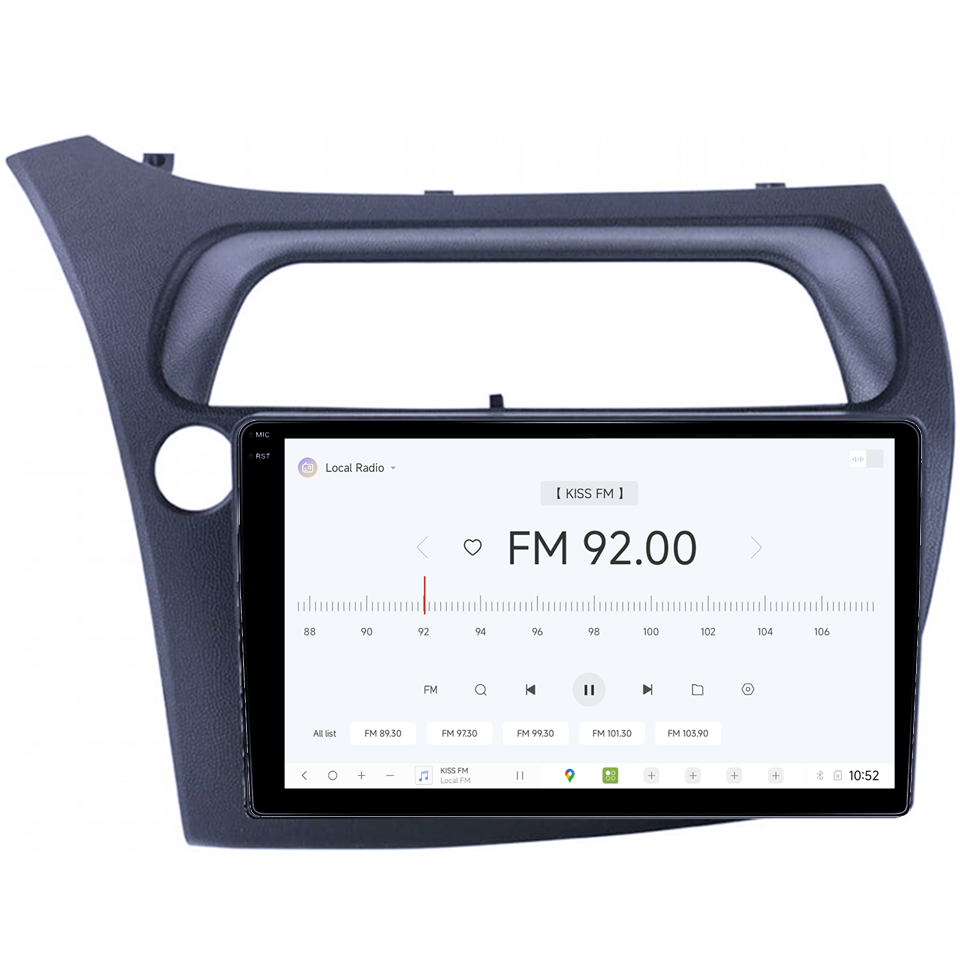 Navigatie dedicata Honda Civic 2005-2011, DUDU3, 4GB RAM 64GB ROM, Octacore, Platforma 8581, Android, Display QLED 9", DSP, Carplay&AndroidAuto [4]