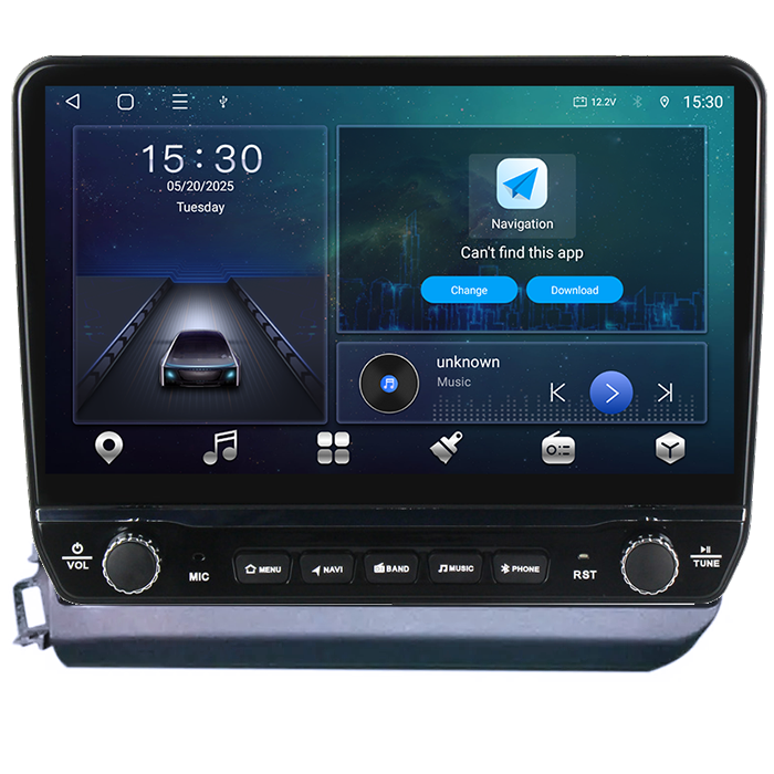 Navigatie dedicata Honda Civic 2006-2011 Tesla cu butoane rotative model 2024, 4GB RAM 64GB ROM, Procesor Quadcore, Android 14, Display QLED 10", DSP, Carplay&Android Auto [7]