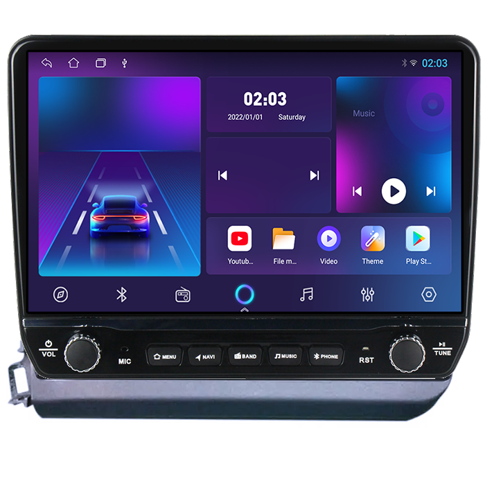 Navigatie dedicata Honda Civic 2006-2011 Tesla cu butoane rotative model 2024, 4GB RAM 64GB ROM, Procesor Quadcore, Android 14, Display QLED 10", DSP, Carplay&Android Auto [6]