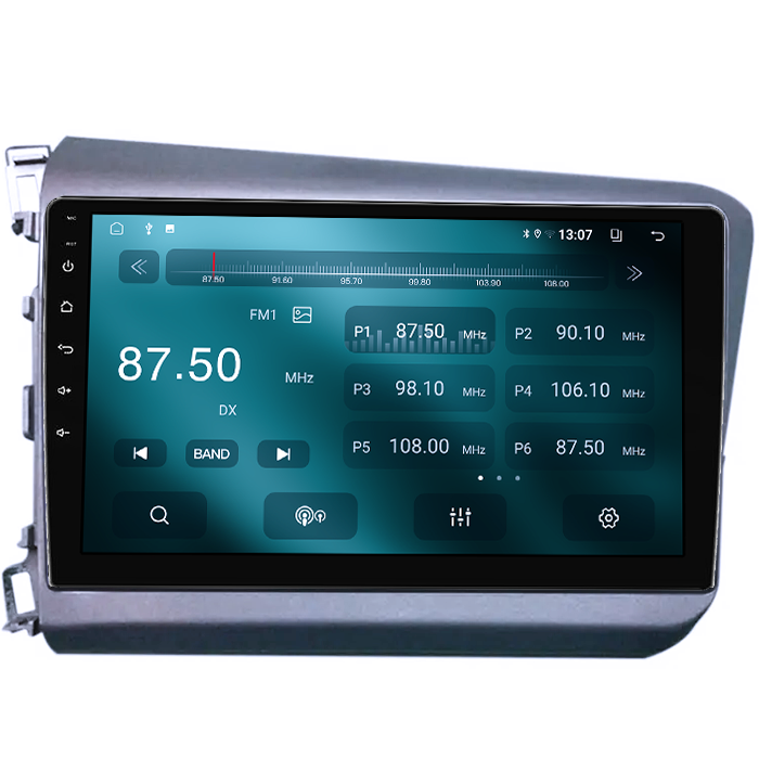 Navigatie dedicata Honda Civic ( 2011 - 2015 ), 8GB RAM 128GB ROM, Octacore, Platforma TS18, Android 13, Display QLED 9”, Suporta camera 360º, DSP, Carplay&Android Auto, SIM 4G, Ventilator Activ [4]