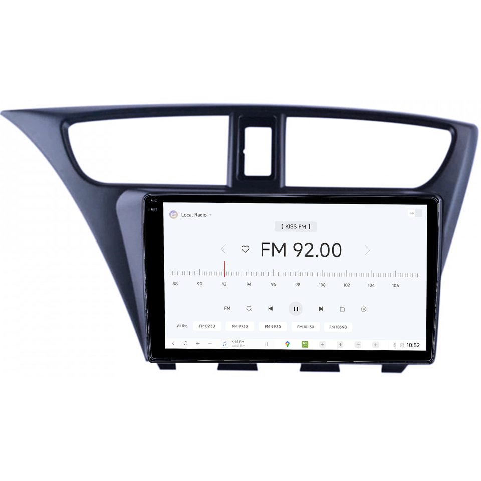 Navigatie dedicata Honda Civic IX Hatchback 2011-2015, DUDU3, 4GB RAM 64GB ROM, Octacore, Platforma 8581, Android, Display QLED 9", DSP, Carplay&AndroidAuto [4]
