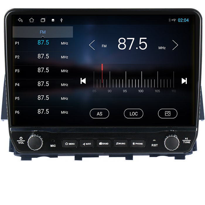 Navigatie dedicata Honda Civic (2016+) Tesla cu butoane rotative model 2024, 4GB RAM 64GB ROM, Procesor Quadcore, Android 14, Display QLED 10", DSP, Carplay&Android Auto [3]