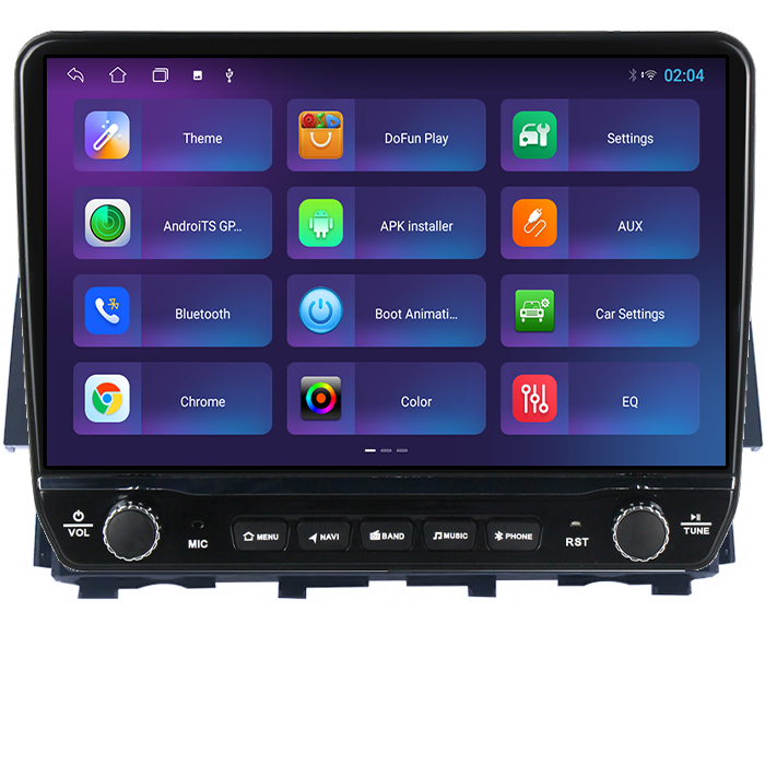 Navigatie dedicata Honda Civic (2016+) Tesla cu butoane rotative model 2024, 4GB RAM 64GB ROM, Procesor Quadcore, Android 14, Display QLED 10", DSP, Carplay&Android Auto [4]