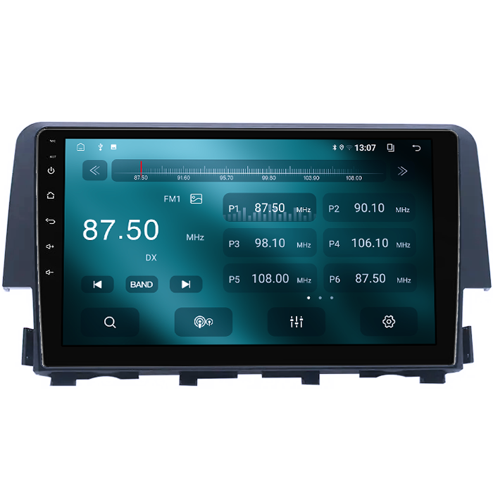 Navigatie dedicata Honda Civic ( 2016 - 2020 ), 8GB RAM 128GB ROM, Octacore, Platforma TS18, Android 13, Display QLED 9”, Suporta camera 360º, DSP, Carplay&Android Auto, SIM 4G, Ventilator Activ [4]