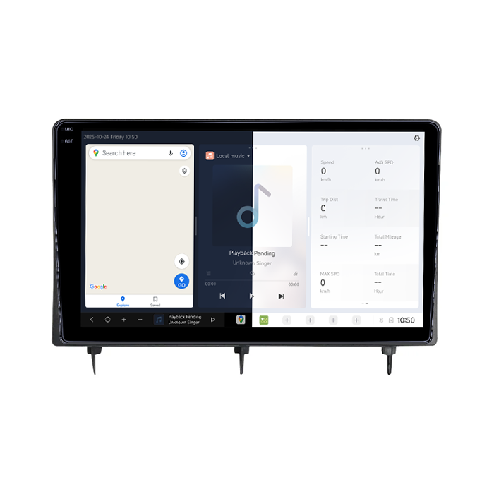 Navigatie dedicata Honda Civic 2021+, DUDU3, 4GB RAM 64GB ROM, Octacore, Platforma 8581, Android, Display QLED 9", DSP, Carplay&AndroidAuto [2]