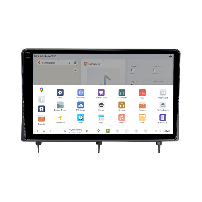 Navigatie dedicata Honda Civic 2021+, DUDU3, 4GB RAM 64GB ROM, Octacore, Platforma 8581, Android, Display QLED 9", DSP, Carplay&AndroidAuto [3]