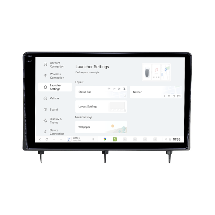 Navigatie dedicata Honda Civic 2021+, DUDU3, 4GB RAM 64GB ROM, Octacore, Platforma 8581, Android, Display QLED 9", DSP, Carplay&AndroidAuto [5]