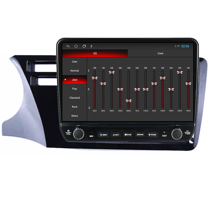 Navigatie dedicata Honda City 2014 Tesla cu butoane rotative model 2024, 4GB RAM 64GB ROM, Procesor Quadcore, Android 14, Display QLED 10", DSP, Carplay&Android Auto [2]