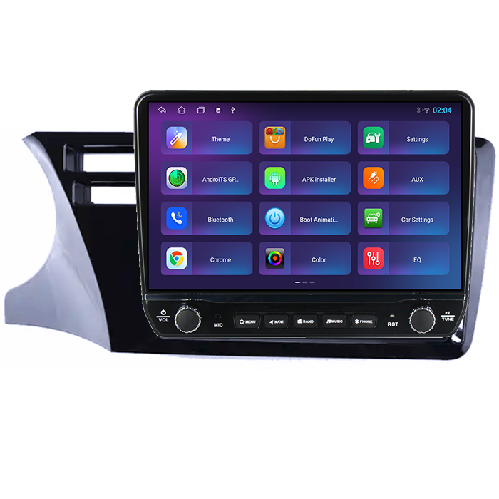 Navigatie dedicata Honda City 2014 Tesla cu butoane rotative model 2024, 4GB RAM 64GB ROM, Procesor Quadcore, Android 14, Display QLED 10", DSP, Carplay&Android Auto [4]