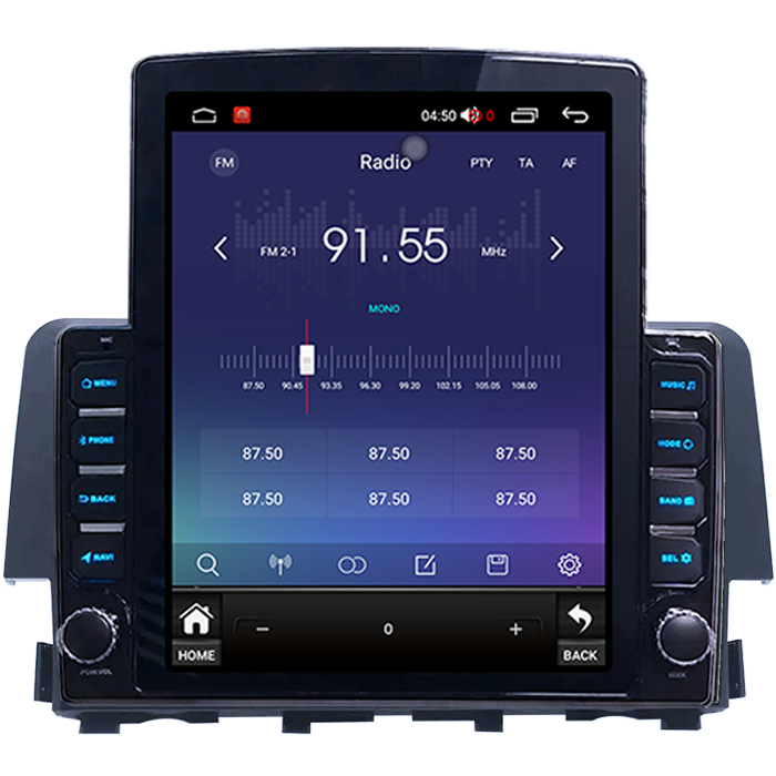 Navigatie dedicata Honda Civic (2016+) Tesla Style, 4GB RAM 64GB ROM, Procesor Quadcore, Android 14, Display QLED 10", DSP, Carplay&Android Auto                     [4]