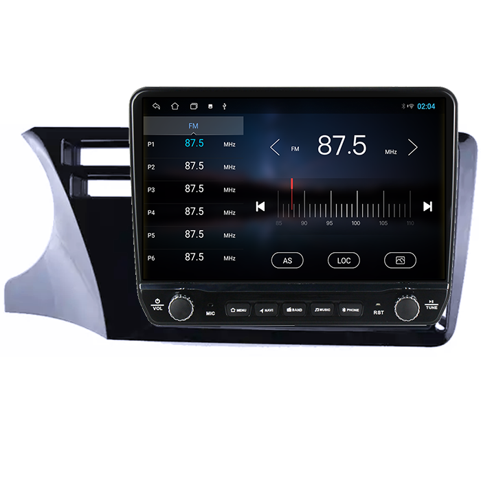 Navigatie dedicata Honda City 2014 Tesla cu butoane rotative model 2024, 4GB RAM 64GB ROM, Procesor Quadcore, Android 14, Display QLED 10", DSP, Carplay&Android Auto [3]