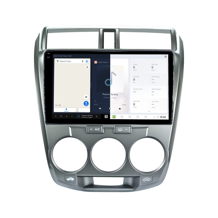 Navigatie dedicata Honda City 2008- 2013, DUDU3, 4GB RAM 64GB ROM, Octacore, Platforma 8581, Android, Display QLED 9", DSP, Carplay&AndroidAuto [2]