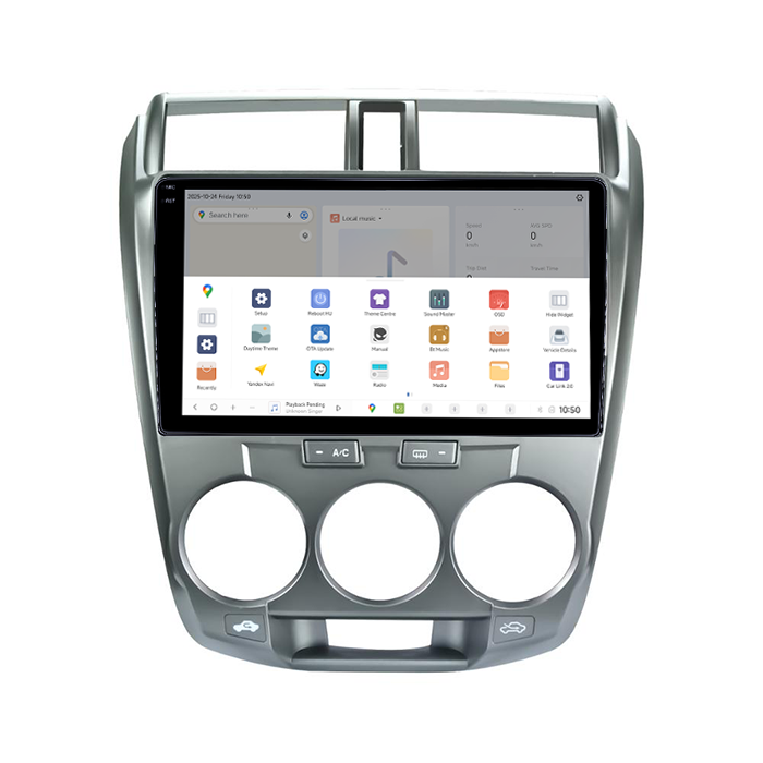 Navigatie dedicata Honda City 2008- 2013, DUDU3, 4GB RAM 64GB ROM, Octacore, Platforma 8581, Android, Display QLED 9", DSP, Carplay&AndroidAuto [3]