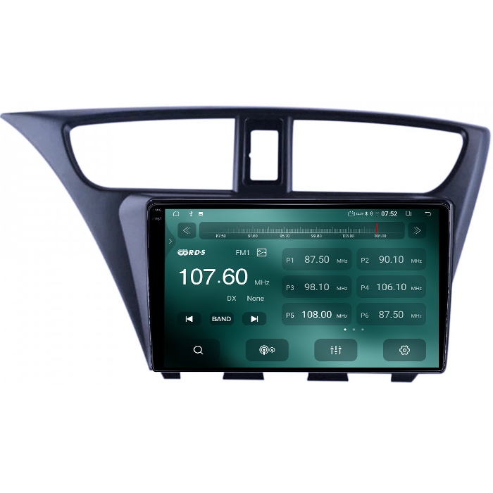 Navigatie dedicata Honda Civic IX Hatchback 2011-2015, 4GB RAM 64GB ROM, Quadcore, Android 14, Display QLED 1K 9", DSP, Carplay&Android Auto, Suport camere AHD [3]