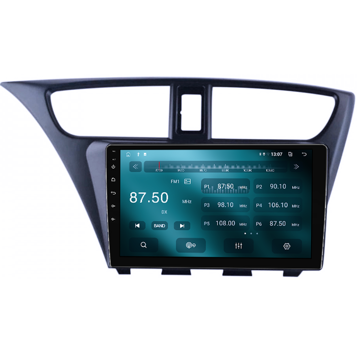 Navigatie dedicata Honda Civic IX Hatchback 2011 - 2015, 8GB RAM 128GB ROM, Octacore, Platforma TS18, Android 13, Display QLED 9”, Suporta camera 360º, DSP, Carplay&Android Auto, SIM 4G, Ventilator Ac [4]