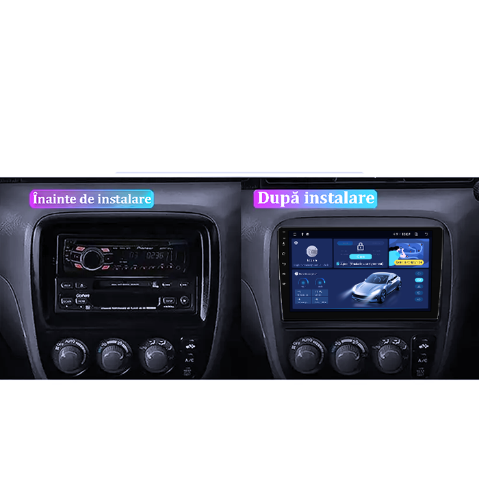Navigatie dedicata Honda CR-V 1998, 4GB RAM 64GB ROM, Quadcore, Android 14, Display QLED 1K 9", DSP, Carplay&Android Auto, Suport camere AHD [5]