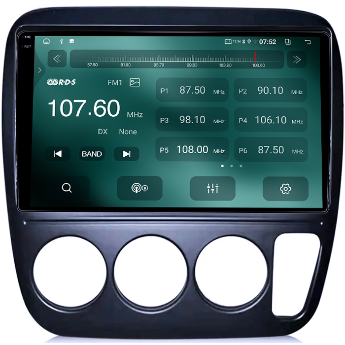 Navigatie dedicata Honda CR-V 1998, 4GB RAM 64GB ROM, Quadcore, Android 14, Display QLED 1K 9", DSP, Carplay&Android Auto, Suport camere AHD [3]