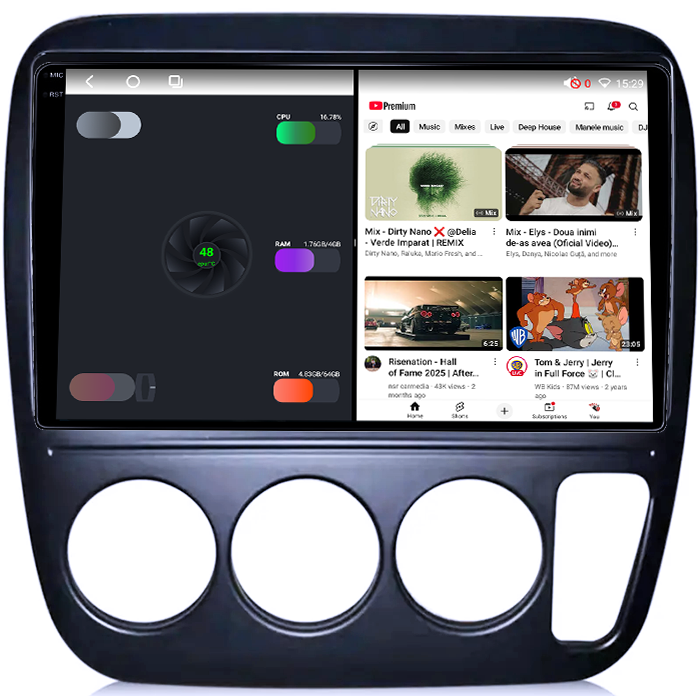 Navigatie dedicata Honda CR-V 1998, 4GB RAM 64GB ROM, Procesor Qualcomm Octacore, Android 14, Rezolutie 2K, Display QLED 9", DSP, Carplay&Android Auto, SIM 4G [3]