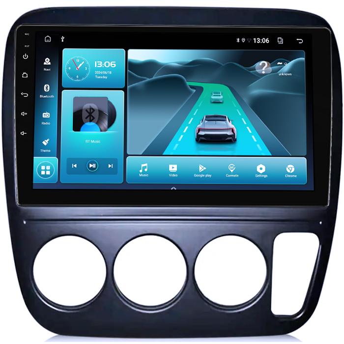 Navigatie dedicata Honda CR-V 1998, 4GB RAM 32GB ROM, Octacore, Android 14, Display QLED 9", DSP, Carplay&Android Auto, SIM 4G, Bluetooth, Ventilator Activ [2]