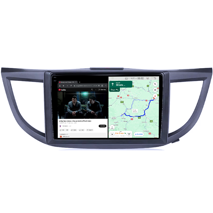 Navigatie dedicata Honda CR-V 2012, 4GB RAM 64GB ROM, Quadcore, Android 14, Display QLED 1K 10", DSP, Carplay&Android Auto, Suport camere AHD [5]