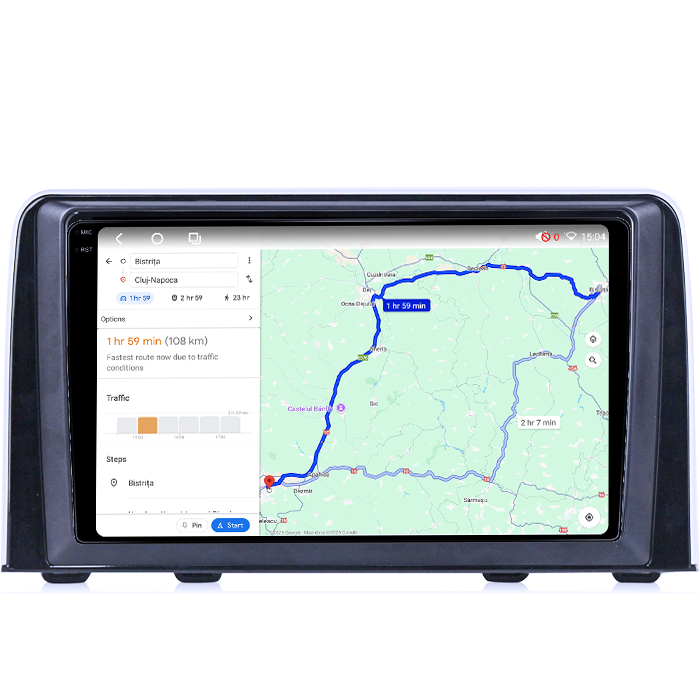 Navigatie dedicata Honda CR-V 2016-2018, 4GB RAM 64GB ROM, Octacore, Android 14, Display QLED 1K 9", Carplay&Android Auto, SIM 4G, Ventilator Activ [5]