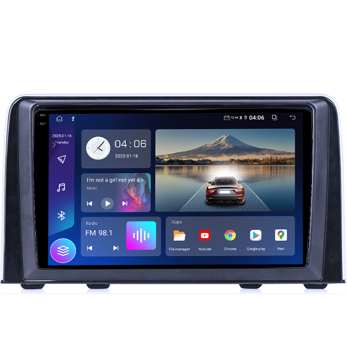 Navigatie dedicata Honda CR-V 2016-2018, 4GB RAM 64GB ROM, Quadcore, Android 14, Display QLED 1K 9", DSP, Carplay&Android Auto, Suport camere AHD [2]