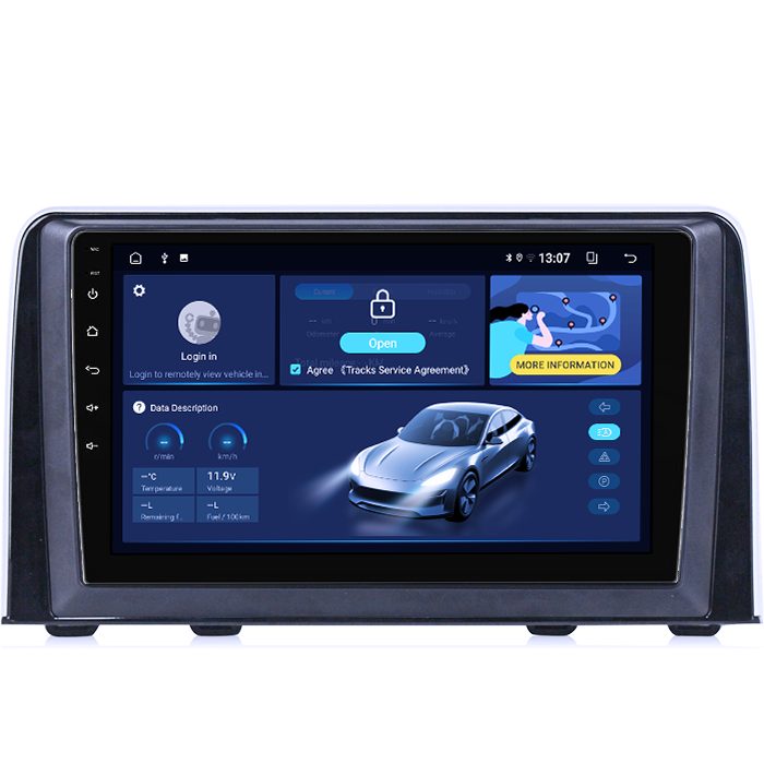 Navigatie dedicata Honda CR-V 2016-2018, 8GB RAM 128GB ROM, Octacore, Platforma TS18, Android 13, Display QLED 9”, Suporta camera 360º, DSP, Carplay&Android Auto, SIM 4G, Ventilator Activ [2]