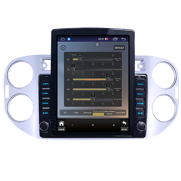 Navigatie dedicata Volkswagen Tiguan 2007-2012 Tesla Style, 4GB RAM 64GB ROM, Procesor Quadcore, Android 14, Display QLED 9.7", DSP, Carplay&Android Auto [4]