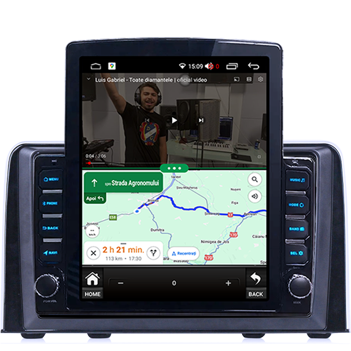 Navigatie dedicata Honda CR-V 2016-2018 Tesla Style, ANDROID 13, 10 inch , 8+128GB, Internet, Aplicatii, Waze, GPS                                [2]