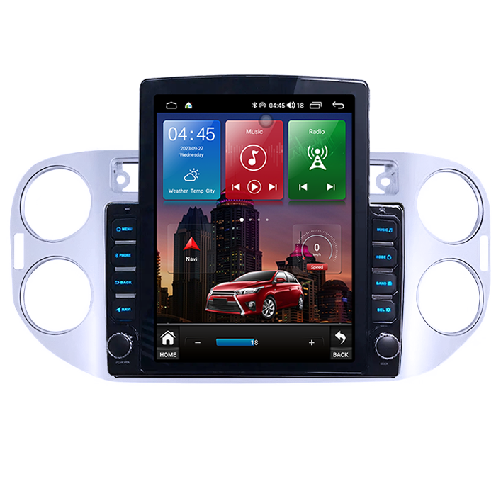 Navigatie dedicata Volkswagen Tiguan Gri 2007-2012 Tesla Style, ANDROID 13, 9.7 inch , 8+128GB, Internet, Aplicatii, Waze, GPS [2]