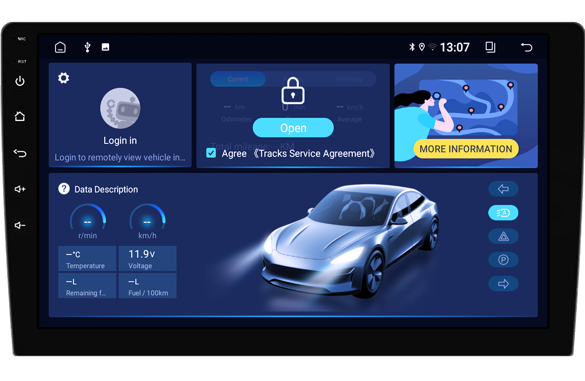 Navigatie dedicata Honda CR-V 2022+, 4GB RAM 64GB ROM, Octacore, Android 14, Display QLED 9", DSP, Carplay&Android Auto, SIM 4G, Ventilator Activ [2]