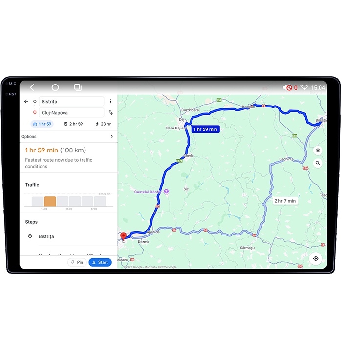 Navigatie dedicata Honda CR-V 2022+, 4GB RAM 64GB ROM, Octacore, Android 14, Display QLED 1K 9", Carplay&Android Auto, SIM 4G, Ventilator Activ [5]