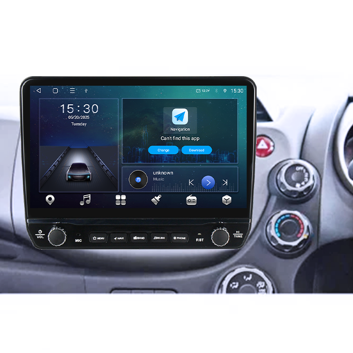 Navigatie dedicata Honda Fit 2008-2013 Tesla cu butoane rotative model 2024, 4GB RAM 64GB ROM, Procesor Quadcore, Android 14, Display QLED 10", DSP, Carplay&Android Auto [5]