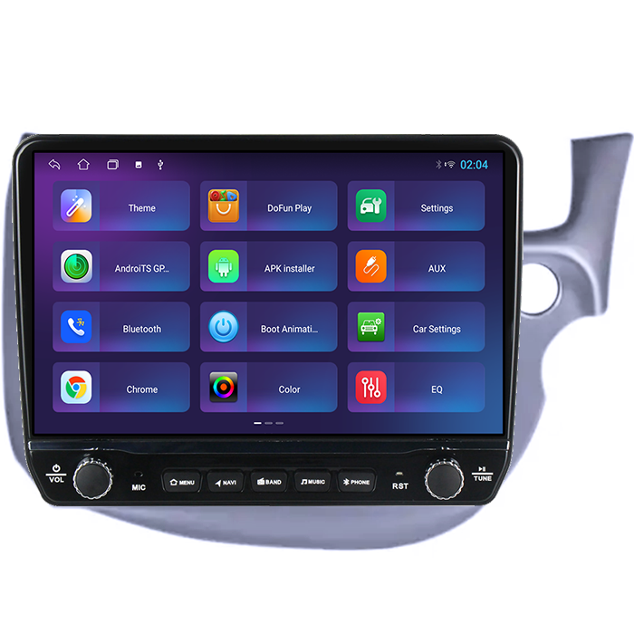 Navigatie dedicata Honda Fit 2008-2013 Tesla cu butoane rotative model 2024, 4GB RAM 64GB ROM, Procesor Quadcore, Android 14, Display QLED 10", DSP, Carplay&Android Auto [4]